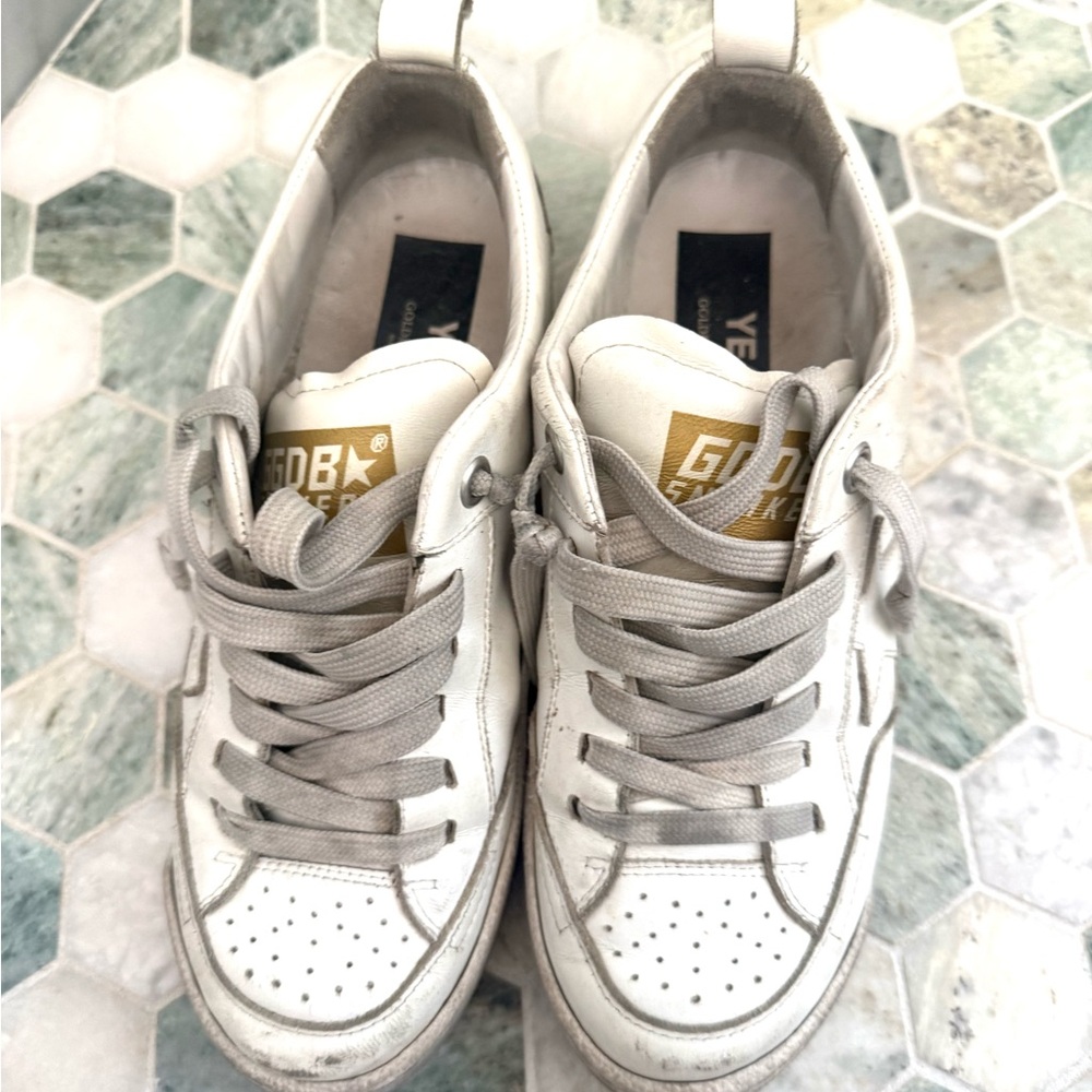 Golden Goose Womens YEAH Sneakers Worn-in sz 7.5 Womens - Picture 4 of 6